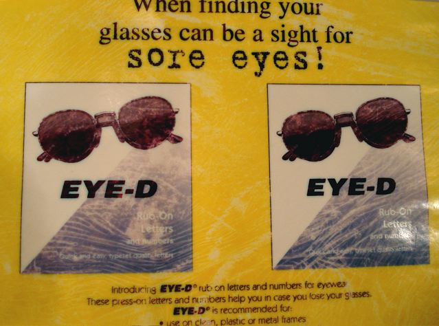 Eye-D: A product to help identify lost glasses